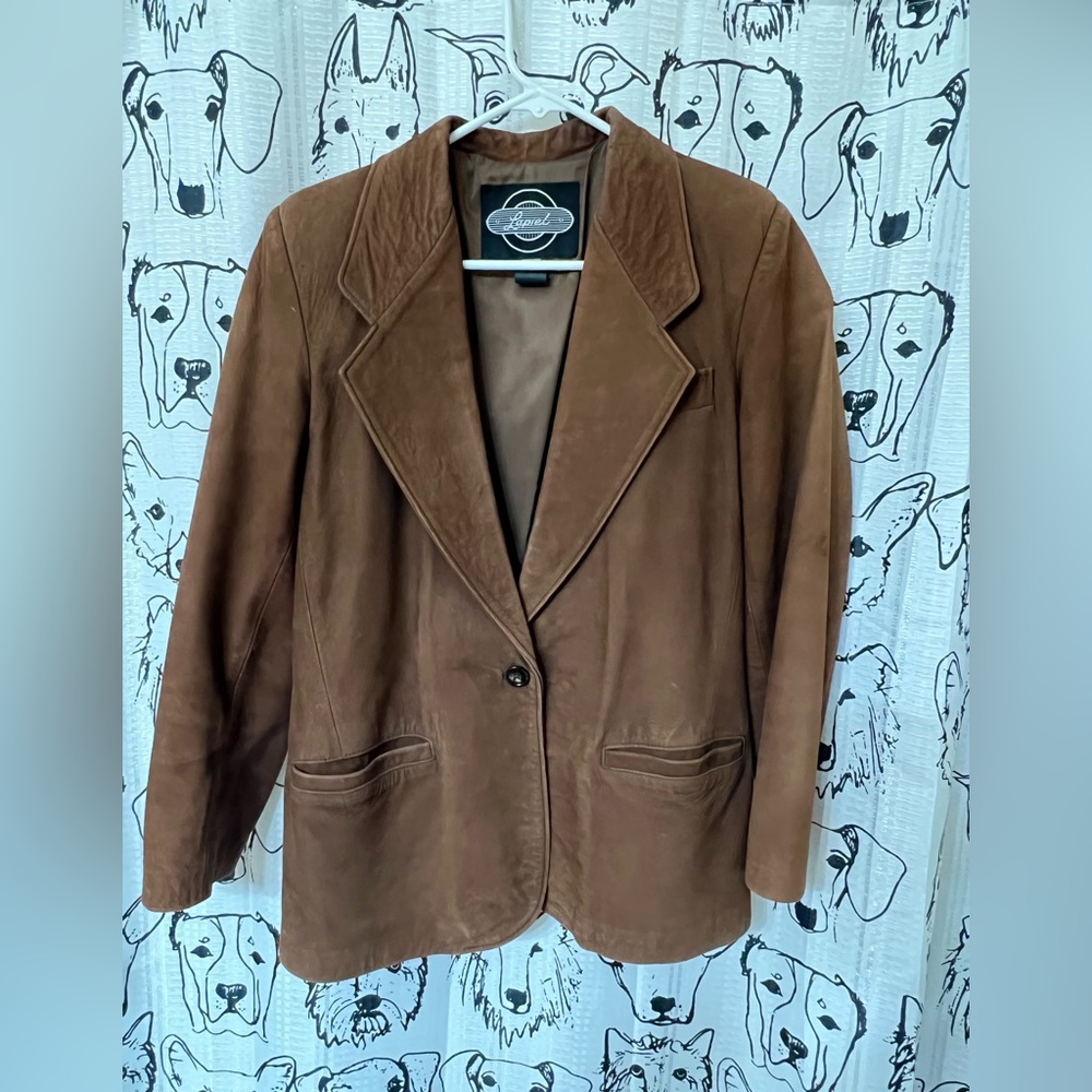 Lapiel Leather and Suede Jacket Sz Medium